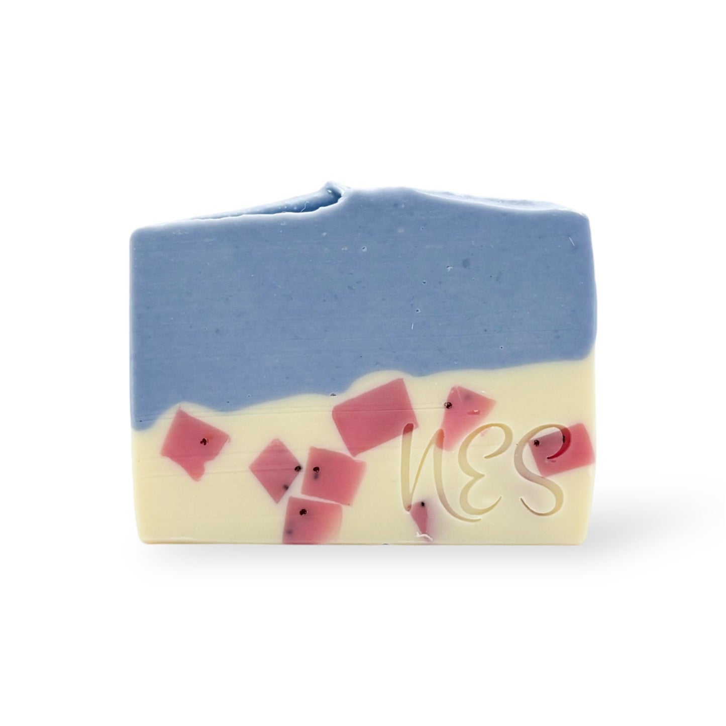 NES Rosewood artisan soap bar – handcrafted in Dunedin with pink sea salt, geranium, rosewood, and vanilla. Vegan and cruelty-free by NES Soap NZ.